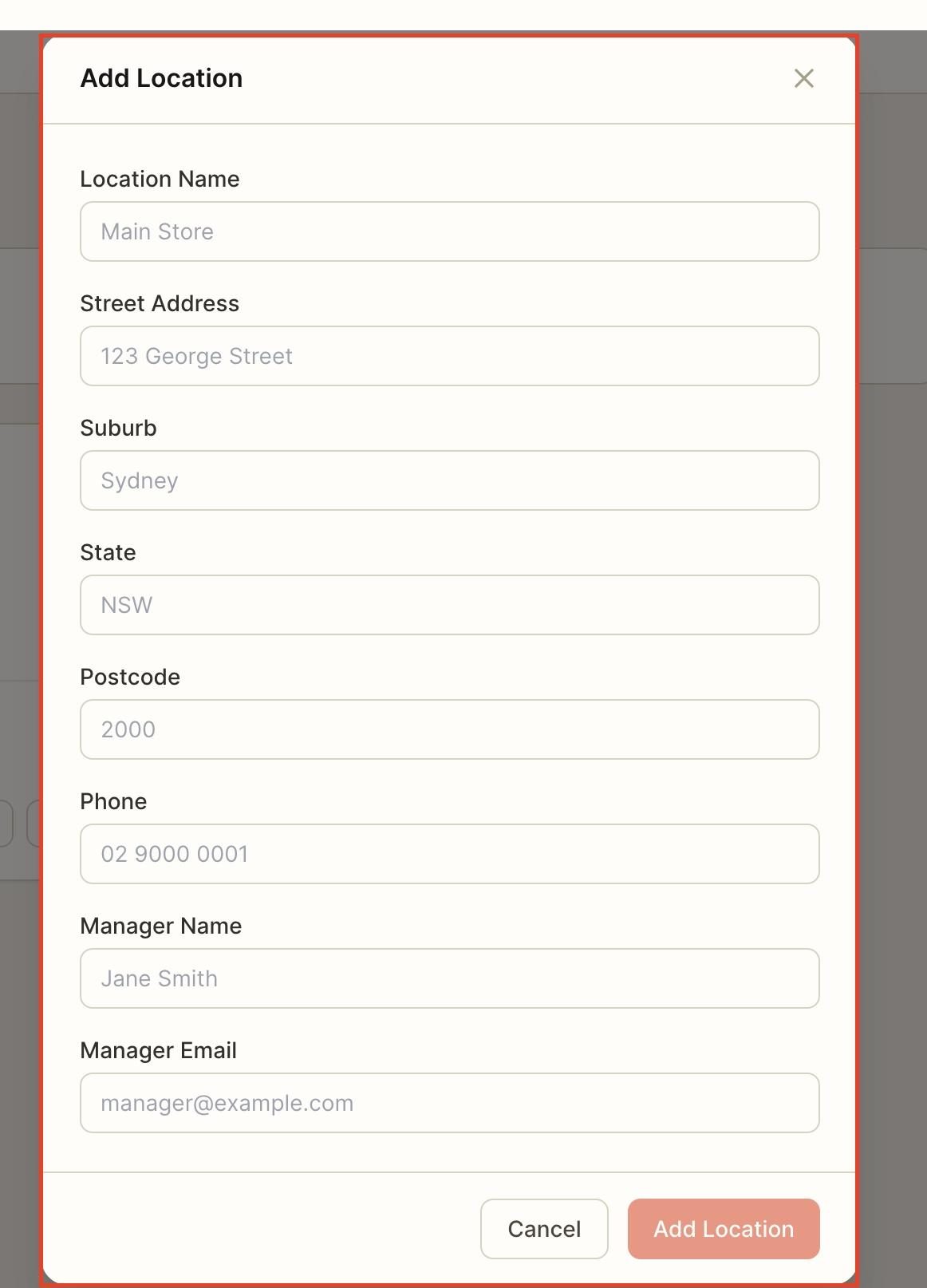Fill in all the required details.
