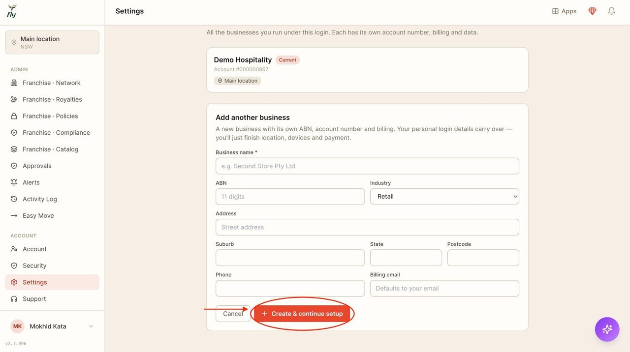 This will take you to a sign-up page.