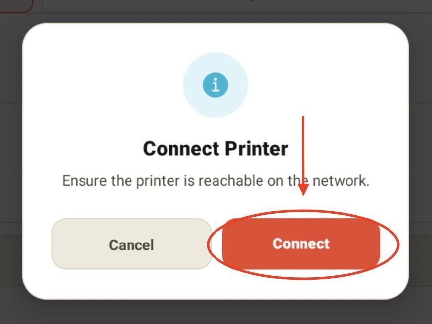 Press ‘Connect’ again.
