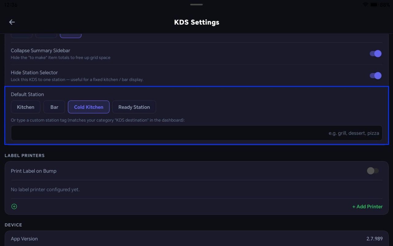 This will show more options.