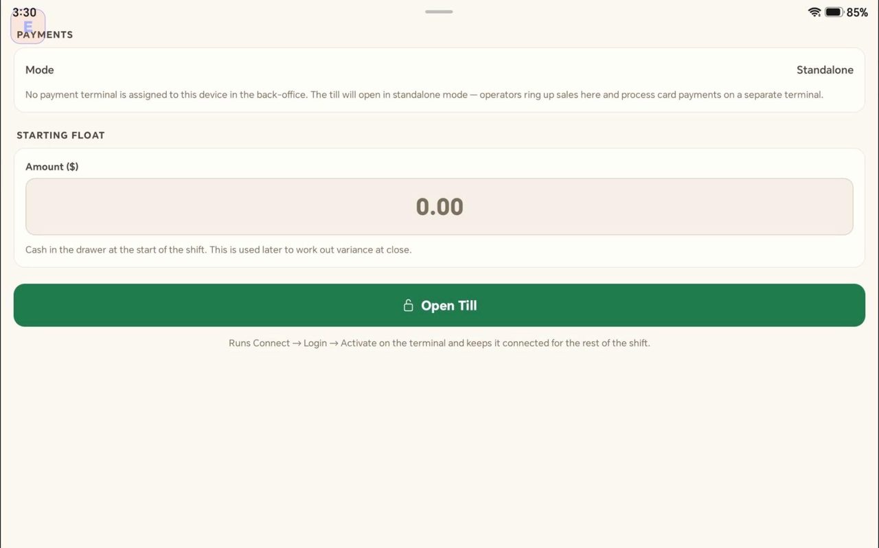 This will show a new page.