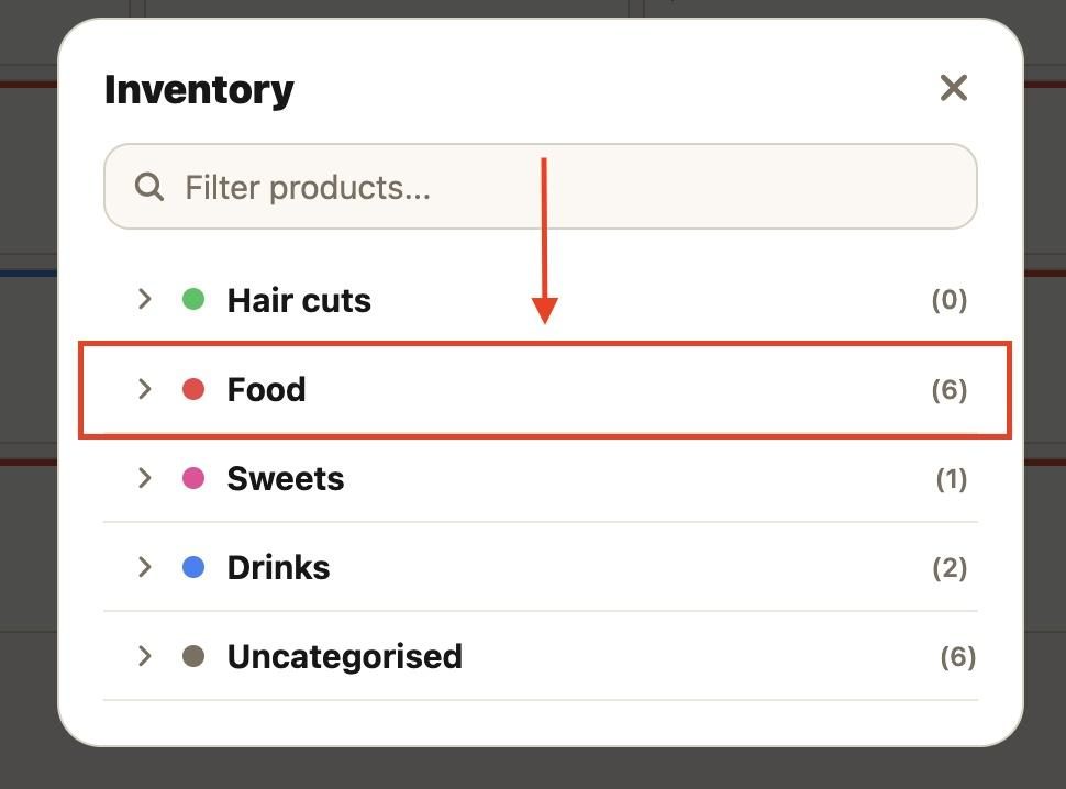 This allows you to browse through any category.