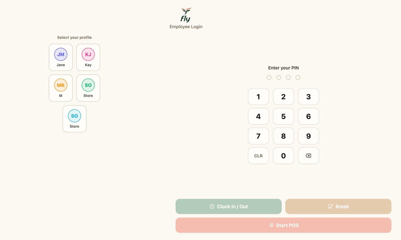 This will take you back to the login page.