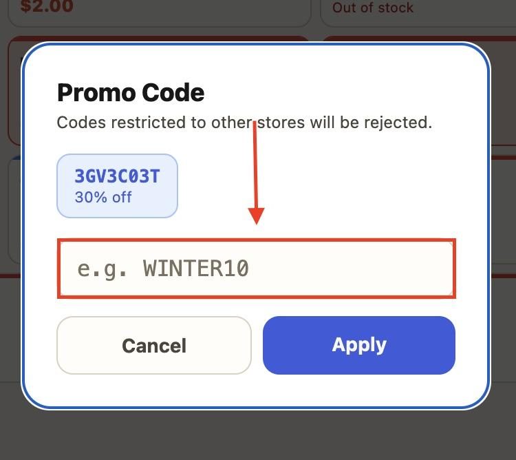 Or, enter the code manually.