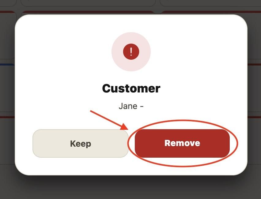 17. Once sure, press ‘Remove’.