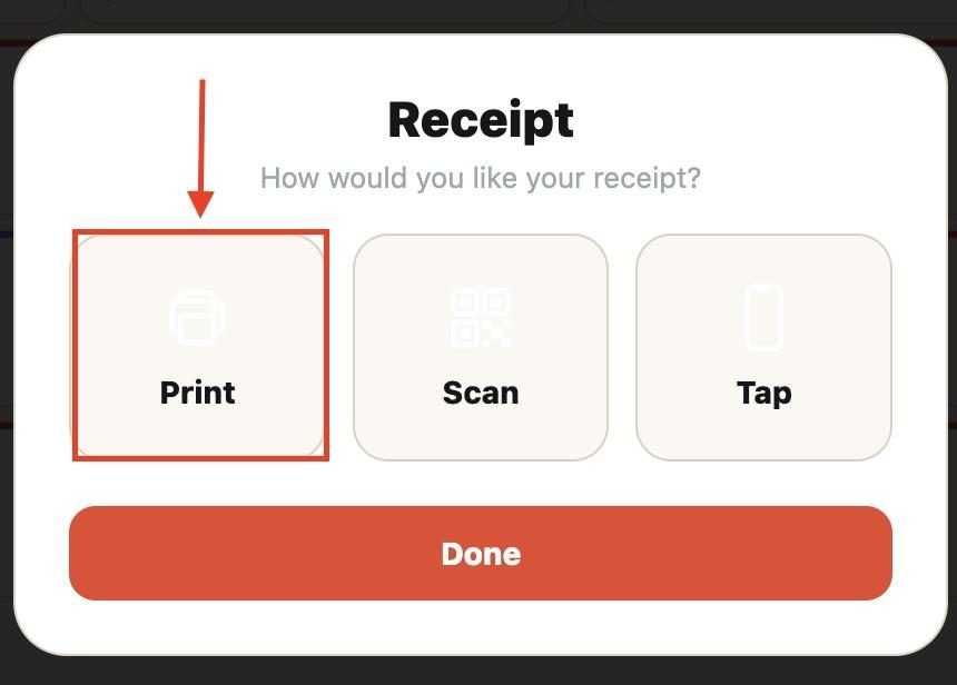 For a printed copy, select ‘Print’.
