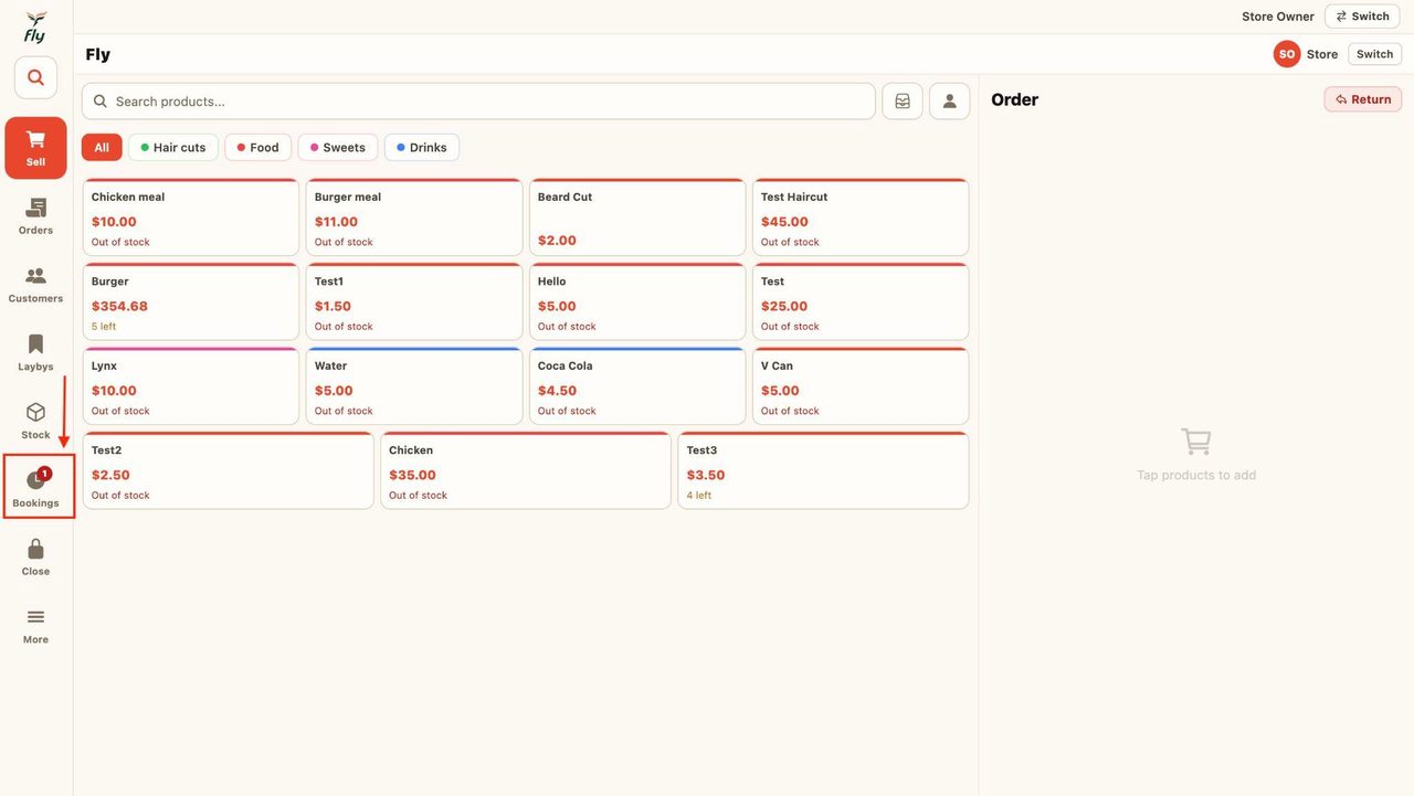 20. Once paid, a notification will appear in bookings.