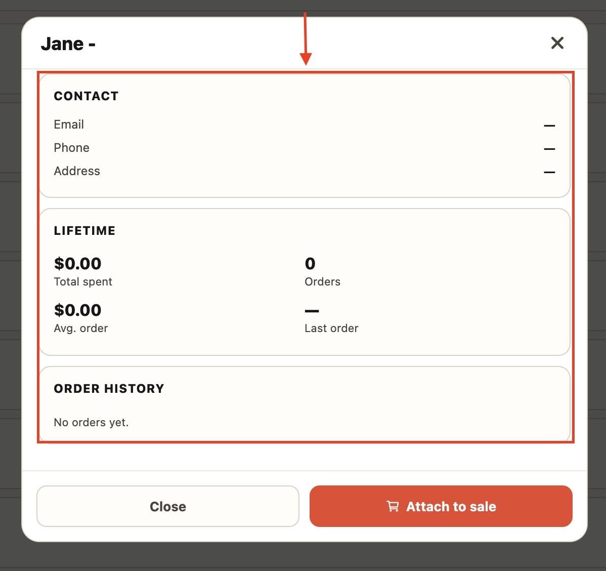 12. This will show all the important information about the customer.